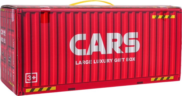Mega sæt af metalbiler med garage og foldbar container