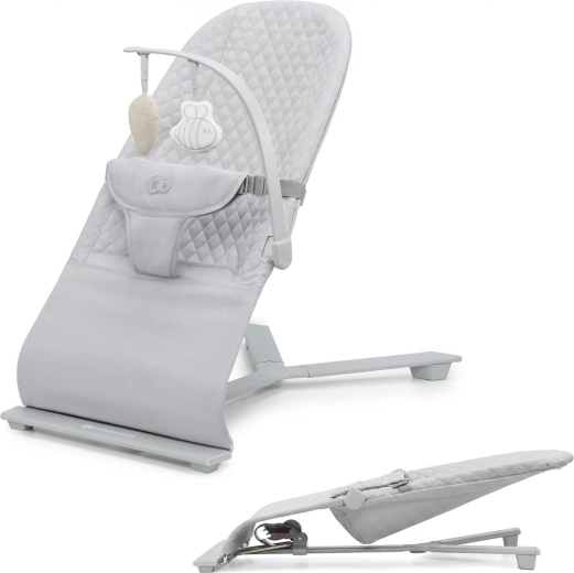 Kinderkraft vippestol mimi light grey op til 9 kg