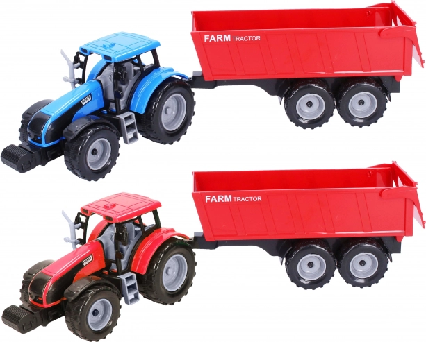 Traktor med anhænger svinghjul 42 cm