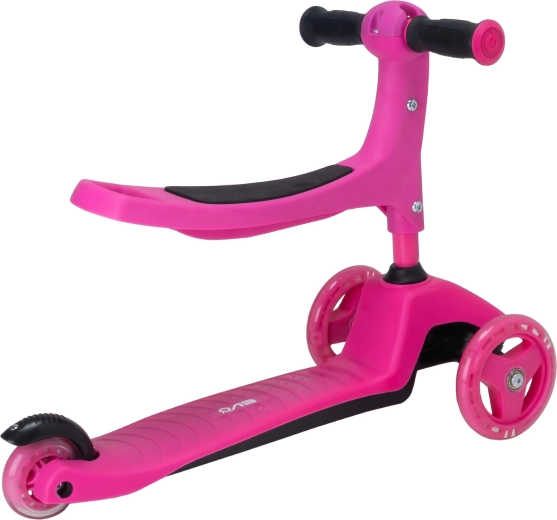 2-i-1: køreredskab og trehjulet løbehjul