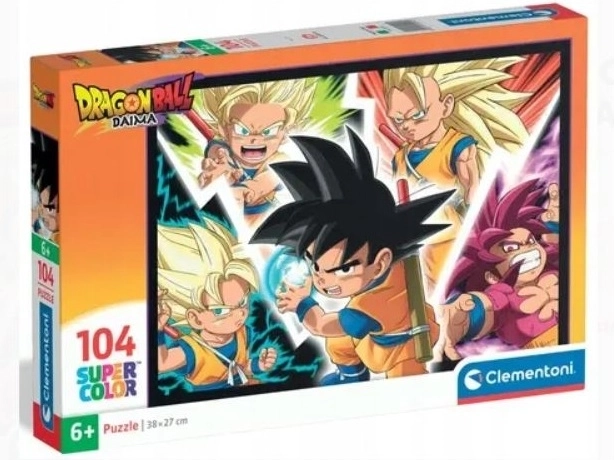 Clementoni Dragon Ball Daima puslespil 104 brikker maxi SuperColor
