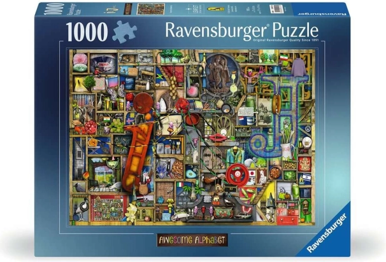 Ravensburger puslespil Fantastisk alfabet – bogstav I og J, 1000 brikker