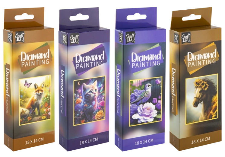 Diamantmaling med dyr - 1 stk.
