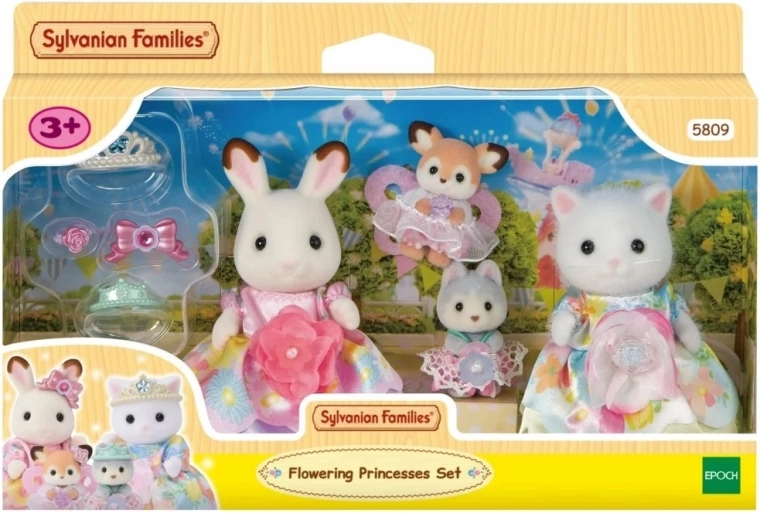 Sylvanian Families Blomsterprinsesser – sæt med 4 figurer