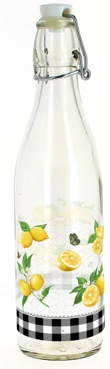 Flaske med patentlukning 1 l citron