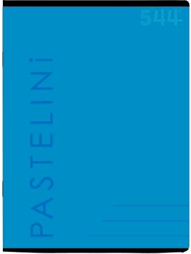PASTELINI A5 linjeret hæfte, blå