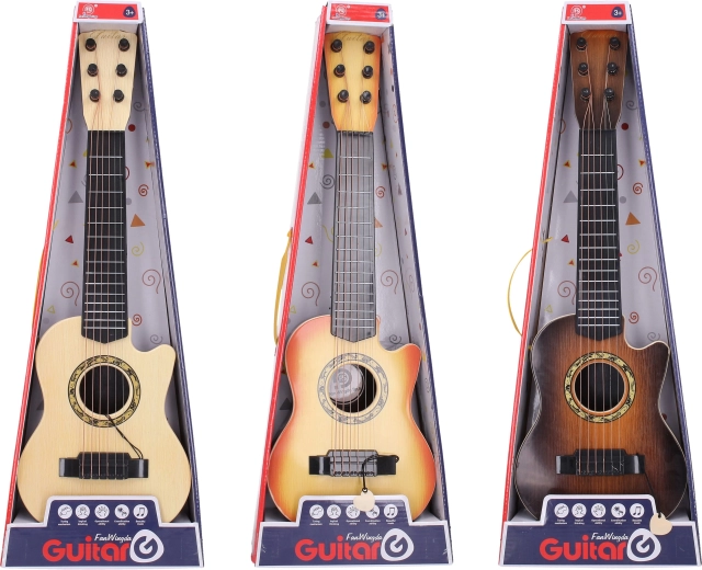 Børneguitar 55 cm med plektre - 1 stk.