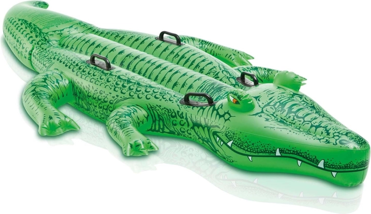 Oppustelig krokodille til svømning 203 × 114 cm Intex