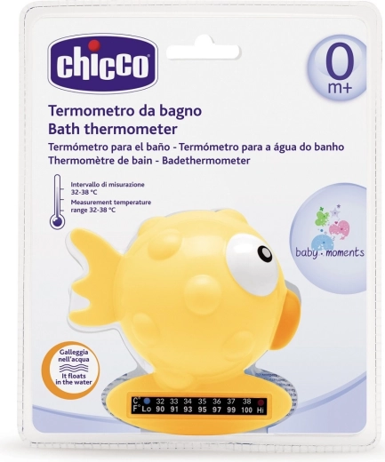 Chicco badetermometer til vand fisk – orange