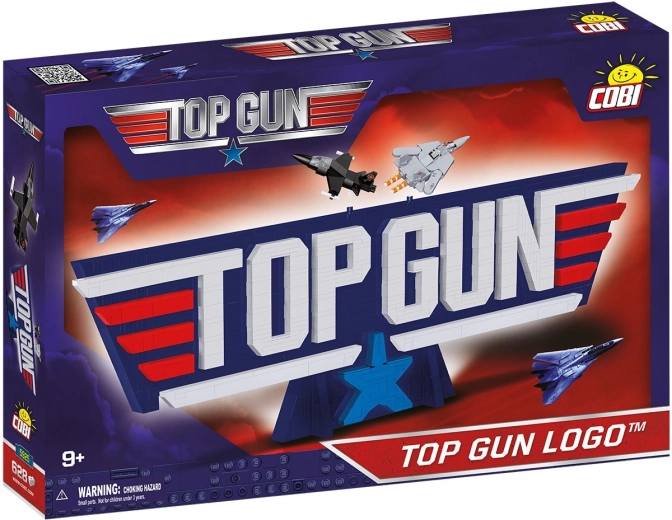 COBI byggesæt Top Gun 3D-logo, 628 dele