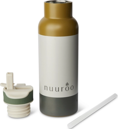 Nuuroo Conrad rustfri flaske 500 ml green mix