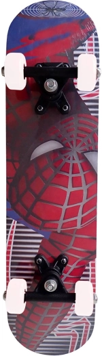 Børneskateboard KUBIsport Spider-Man 58 × 16 cm op til 30 kg