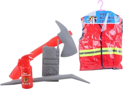 Børnekostume Brandmand med vest