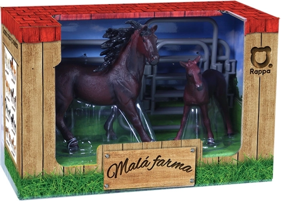 Sæt af heste med indhegning Min lille gård