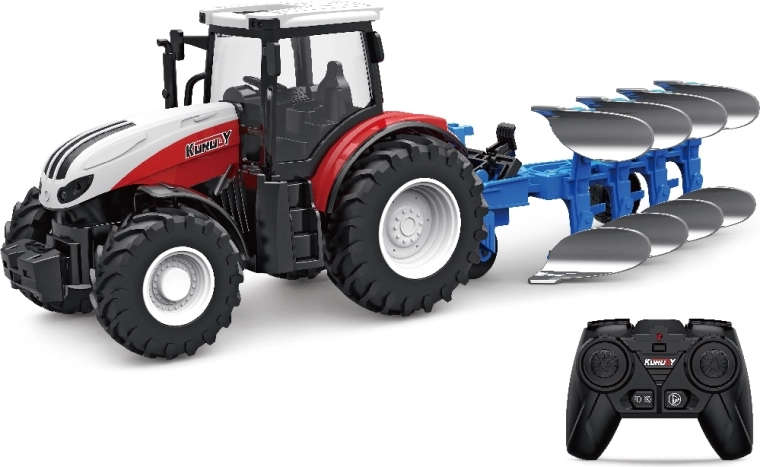 RC traktor 1:24 med plov