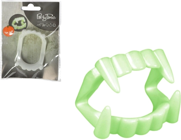 Fluorescerende vampyrkæbe til Halloween