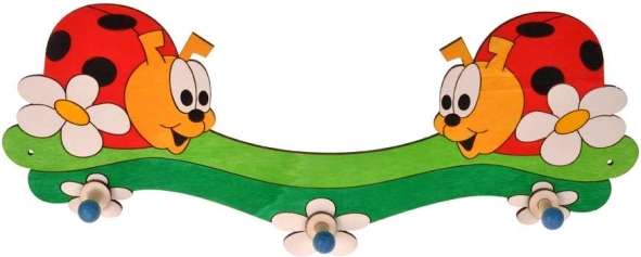 Træknage med tre kroge mariehøns DoDo