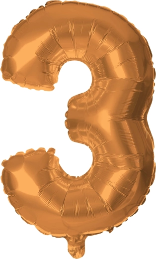 Folieballon tal 3 30 cm bronz TORO