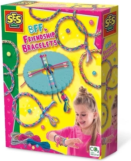 SES Creative BFF-sæt til fletning af venskabsarmbånd
