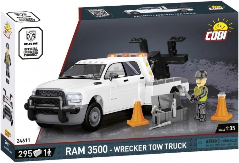 Cobi byggesæt Dodge Ram 3500 bjærgningsbil 1:35