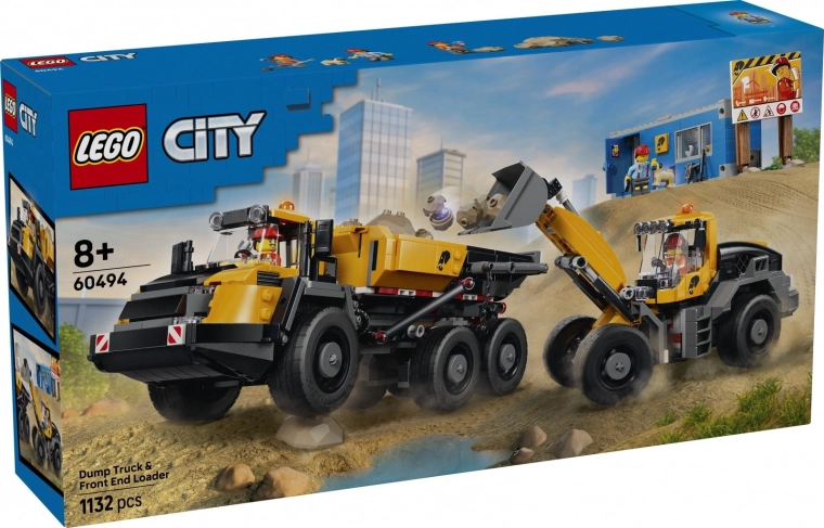 LEGO City tipvogn og frontlæsser