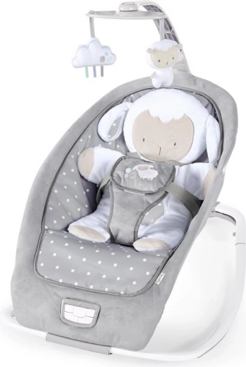 Ingenuity vibrerende vippestol med melodi Cuddle Lamb, 0 m+ op til 18 kg