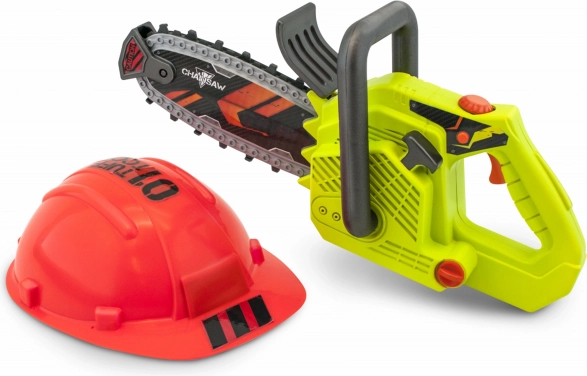 Tuff Tools børnemotorsav med hjelm, 36 cm