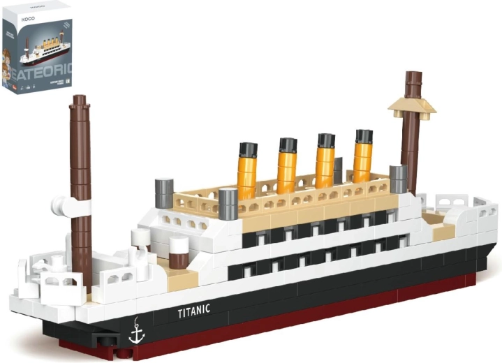 KOCO byggesæt mini Titanic-skib, 271 dele