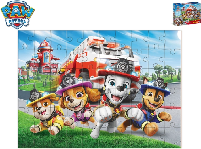 Børnepuslespil Paw Patrol – redningsstationen i Adventure Bay (60 brikker)