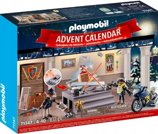 Playmobil City Action adventskalender Politi – tyveri på museet