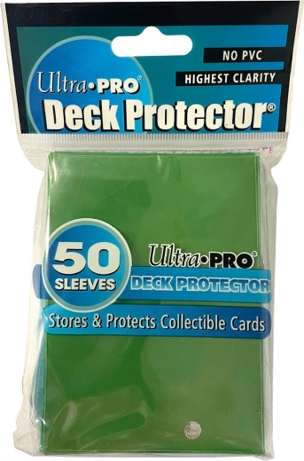 Ultra Pro Deck protector Matrix grøn – kortlommer 50 stk.