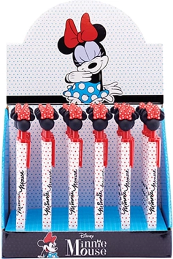 Kuglepen med Minnie-topper