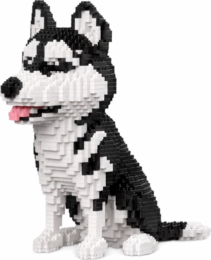 Realistisk 3D-look af en husky