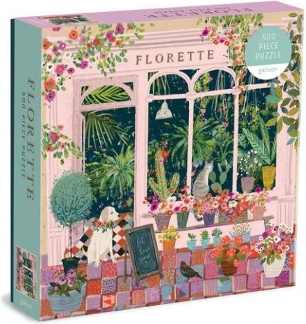 Florette-puslespil fra Galison 500 brikker