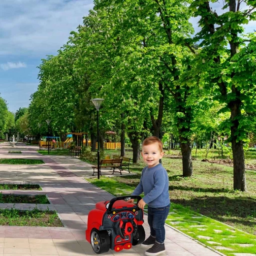 Skubbe-bil der støtter gang