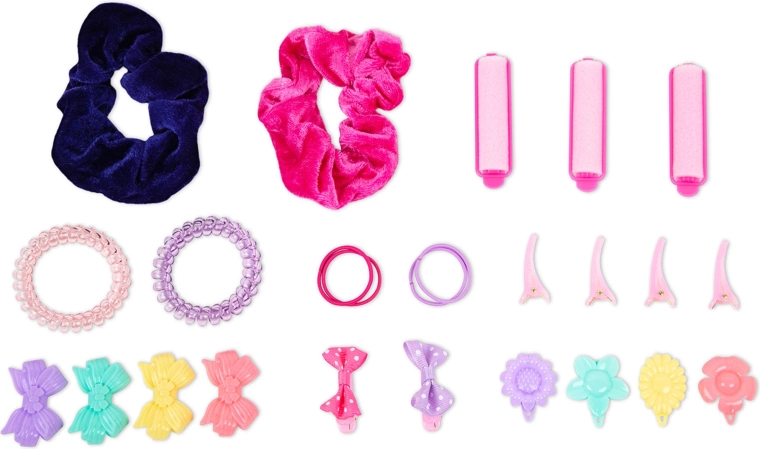 Rigt tilbehørssæt til uendelige frisurer