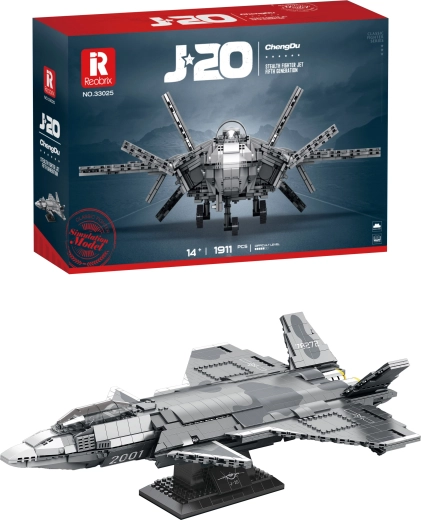Byggesæt: J-20 fighter-jagerfly (1911 dele)