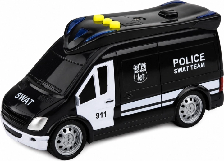 Autentisk udseende af SWAT-politienhed