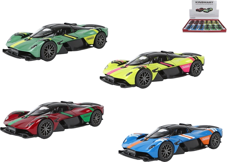 Kinsmart Aston Martin Valkyrie Livery Edition metalmodel 1:36 med pull-back