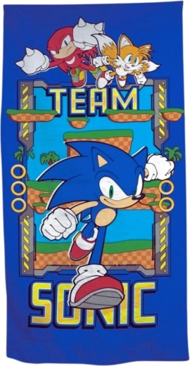 Sonic badehåndklæde - 1 stk.