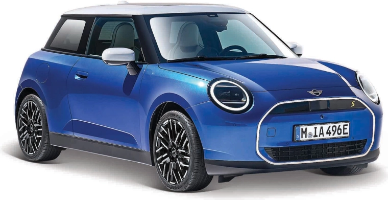 Maisto Special Edition modelbil Mini Cooper SE 1:24 blå