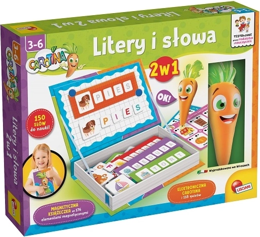 Lisciani Carotina bogstaver og ord 2 i 1