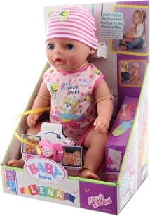 Baby born Lena 36 cm dukke med 7 funktioner og tilbehør