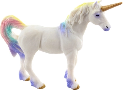 Plastfigur af enhjørning 15 cm