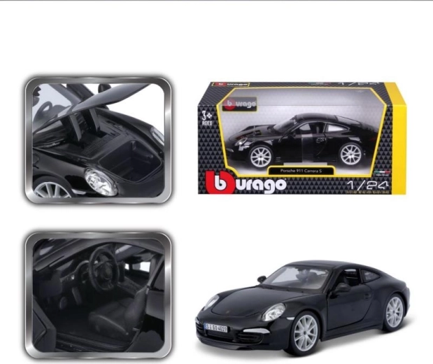Modelbil Porsche 911 Carrera S sort