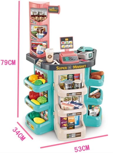 Interaktivt kasseapparat med scanner og kortlæser