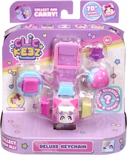 Clickeez Deluxe nøgleringsvedhæng Fidget Cube