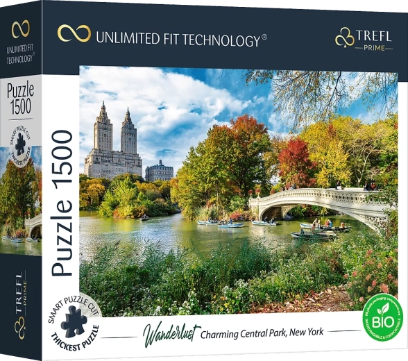 Puzzle TREFL UFT Wanderlust: Magiske Central Park, New York – 1500 brikker