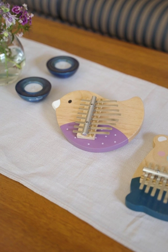 Kalimba i fugleform - 1 stk.