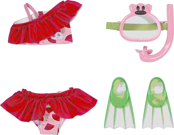 BABY born snorkelsæt til dukke 43 cm